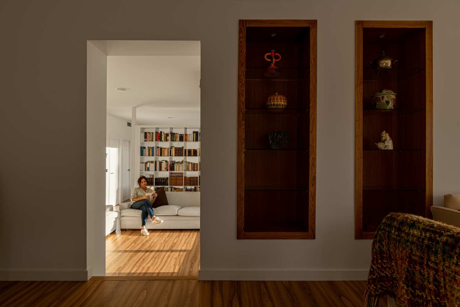 Habitación interior Casa Encina Córdoba proyecto ecoeficiente